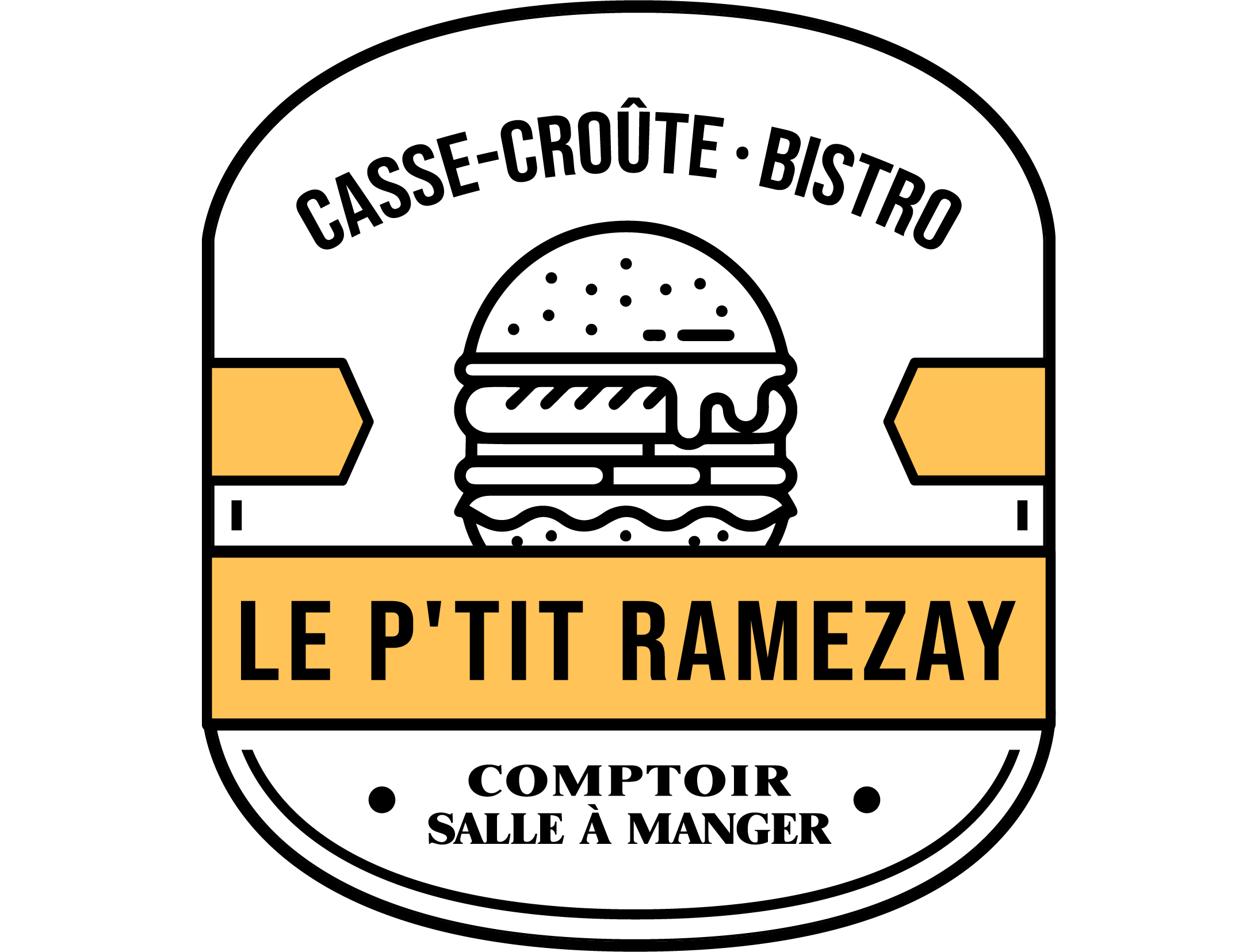 Logo Le P'Tit Ramezay, Casse Croûte Bistro