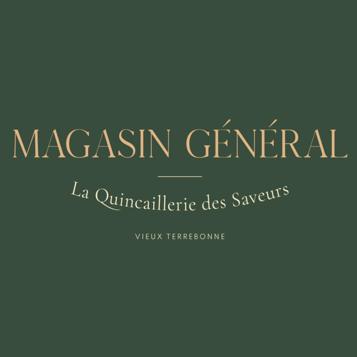 Logo Magasin Général la Quincaillerie des Saveurs vieux Terrebonne